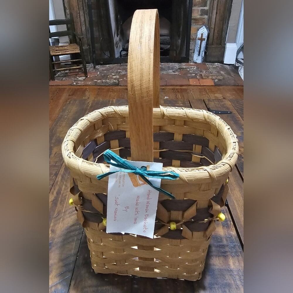 Hand woven basket